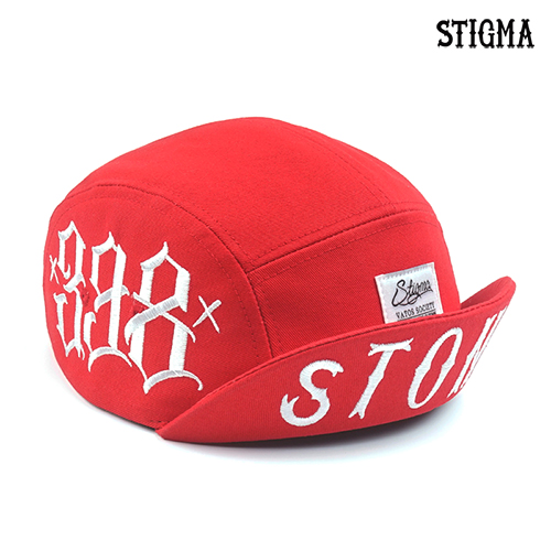 STIGMA스티그마_STONED RACING CYCLING CAMP CAP RED