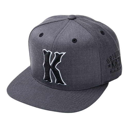 KR3W크루_Occult Snapback - Charcoal Heather