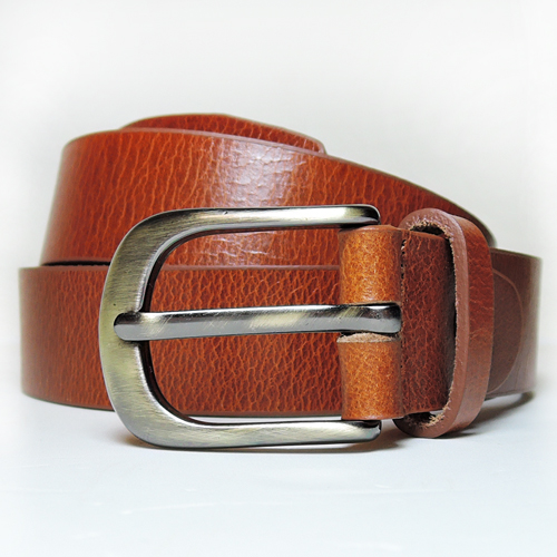 OLD SCHOOL T.VINTAGE CO.올드스쿨_(UNISEX) Basic Real Leather Belt (Brown)