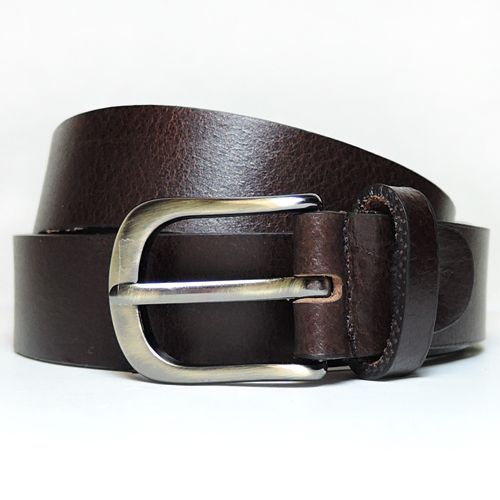 OLD SCHOOL T.VINTAGE CO.올드스쿨_(UNISEX) Basic Real Leather Belt (Dark Brown)