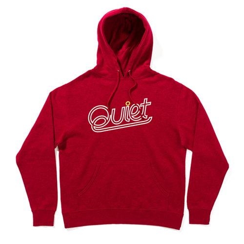The Quiet Life더콰이엇라이프_Script Outline Pullover Hood - Red
