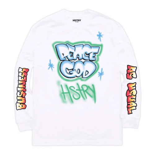 HSTRYPeace God L/s Tee (WHITE)