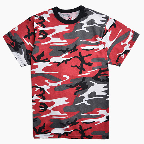 ROTHCO로스코_Short Sleeve T Red Camo