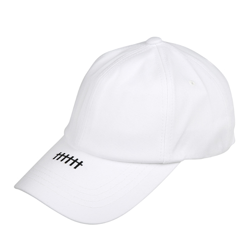 THE ZEEM더짐_WHITE CROSS - BALL CAP