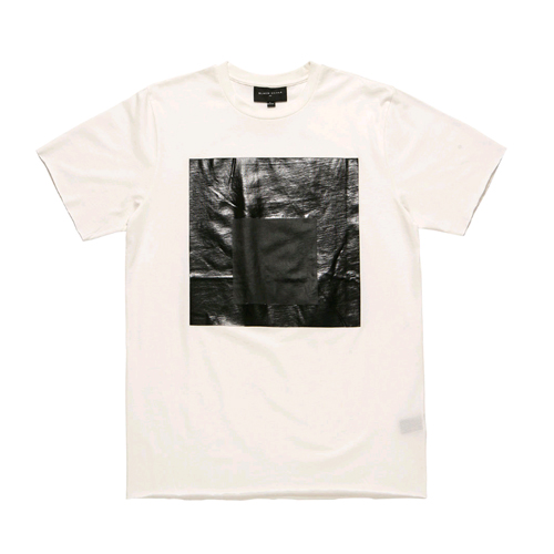 BLACKSCALE 블랙스케일_Black Parallel T-Shirt White