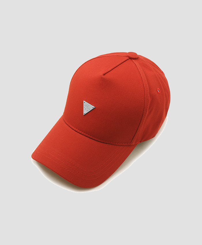 HATER헤이터_HATER Classic Logo Trucker Cap Red (Silver Logo)