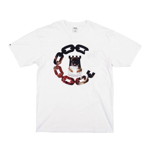 CROOKS &amp; CASTLES크룩스앤캐슬_Men&#039;s Knit Pocket T-Shirt - Rulers